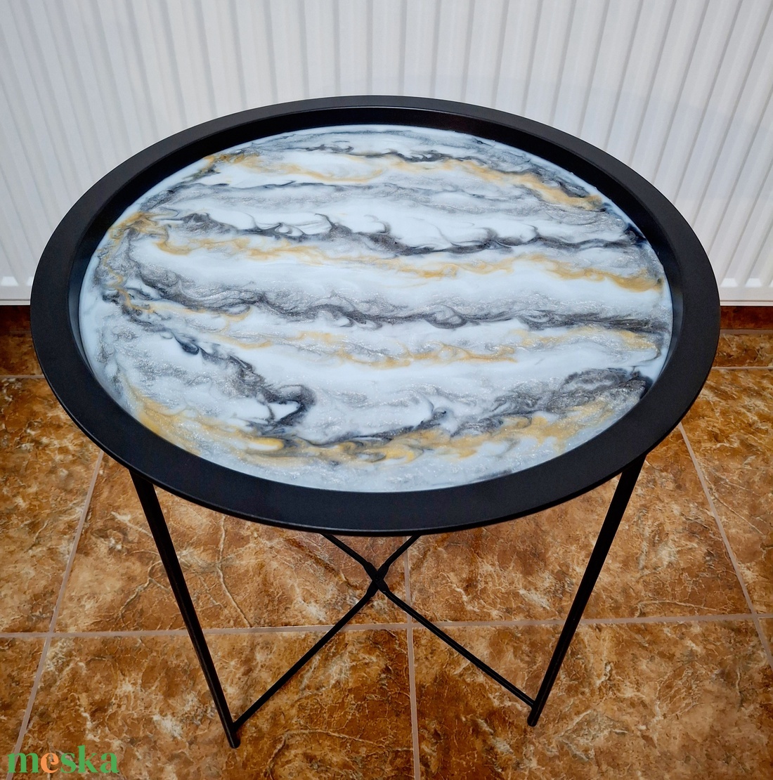 Epoxy dohányzóasztal - otthon & életmód - bútor - asztal - Meska.hu