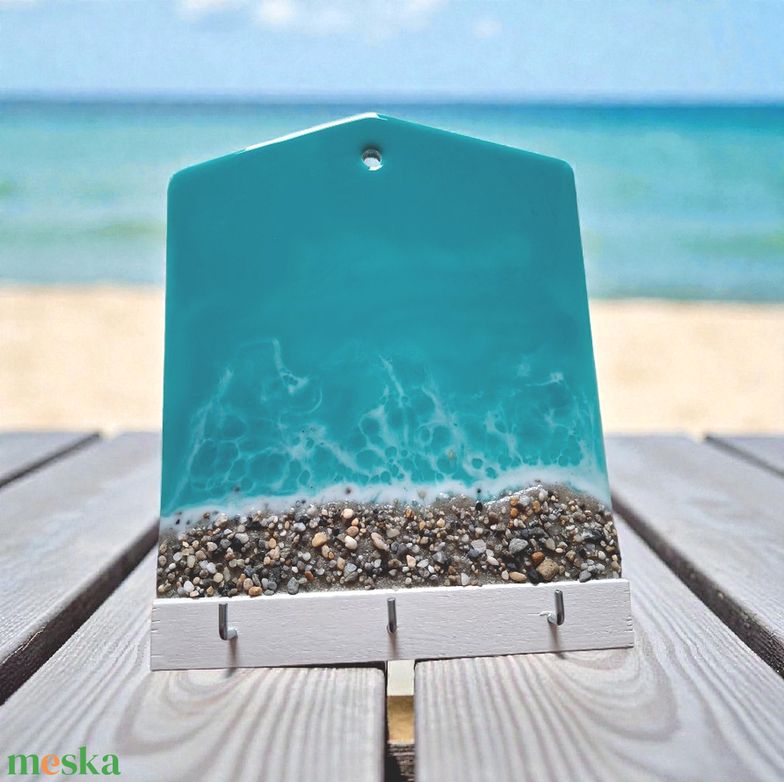 Tengeres fali kulcstartó  - otthon & életmód - dekoráció - fali és függő dekoráció - fali kulcstartó - Meska.hu