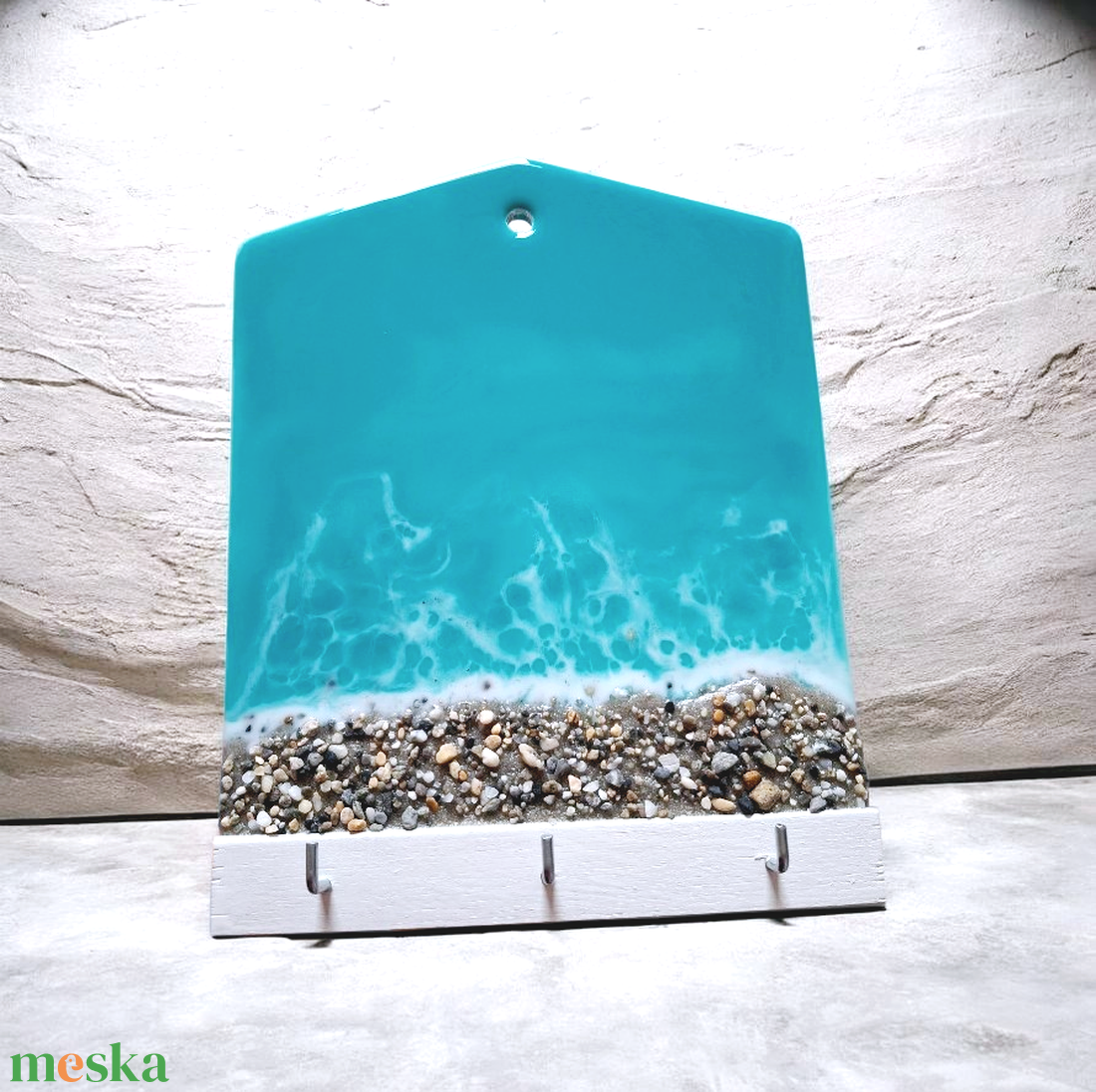 Tengeres fali kulcstartó  - otthon & életmód - dekoráció - fali és függő dekoráció - fali kulcstartó - Meska.hu