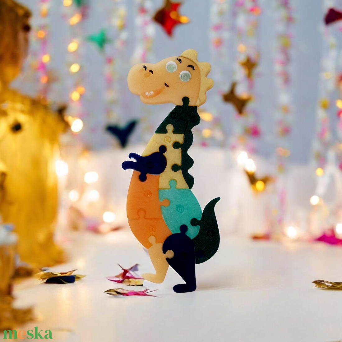 Dinó kirakó - játék & sport - puzzle - kirakó, kocka kirakó - Meska.hu