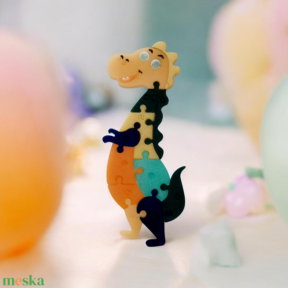 Dinó kirakó - játék & sport - puzzle - kirakó, kocka kirakó - Meska.hu