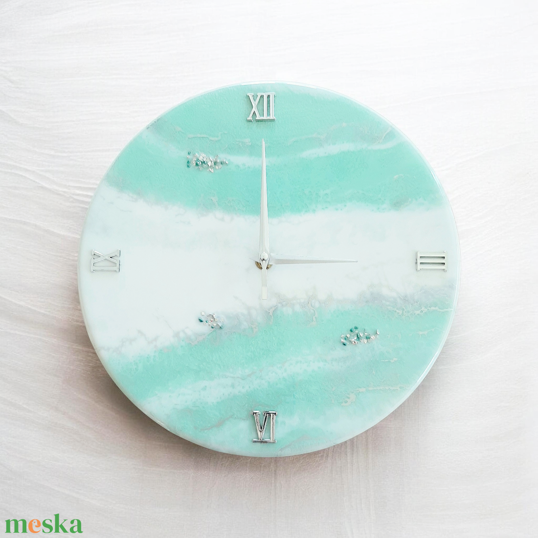 Epoxy falióra - otthon & életmód - dekoráció - fali és függő dekoráció - falióra & óra - Meska.hu