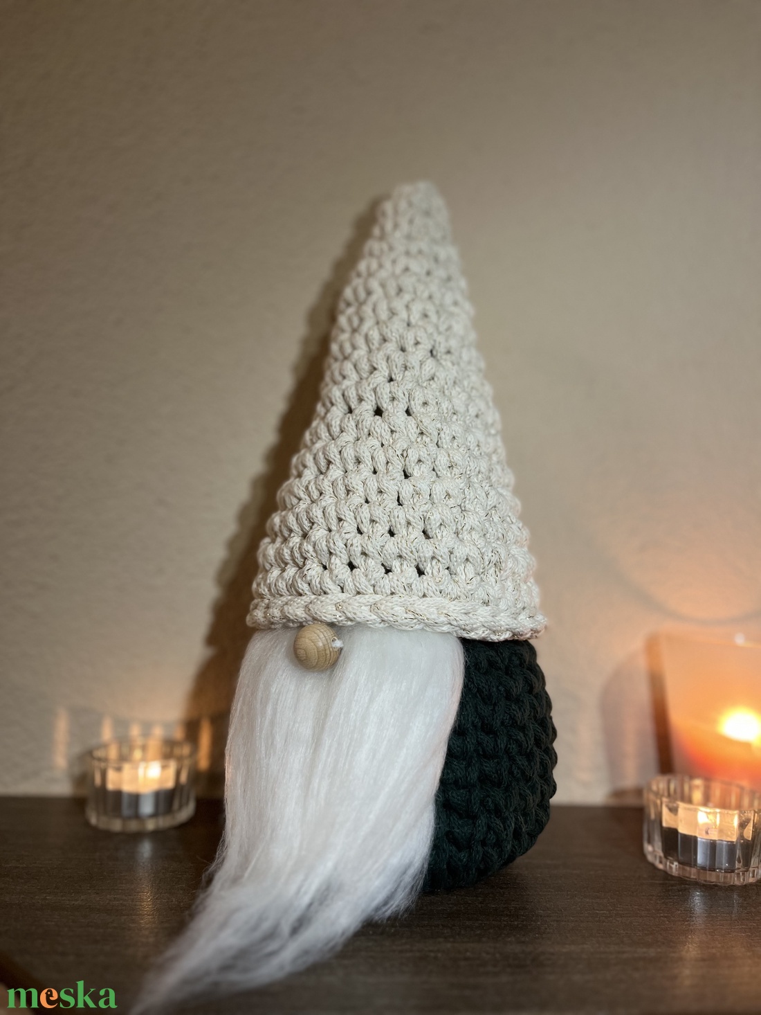 Karácsonyi manó - karácsony - karácsonyi lakásdekoráció - karácsonyi lakásdíszek - Meska.hu