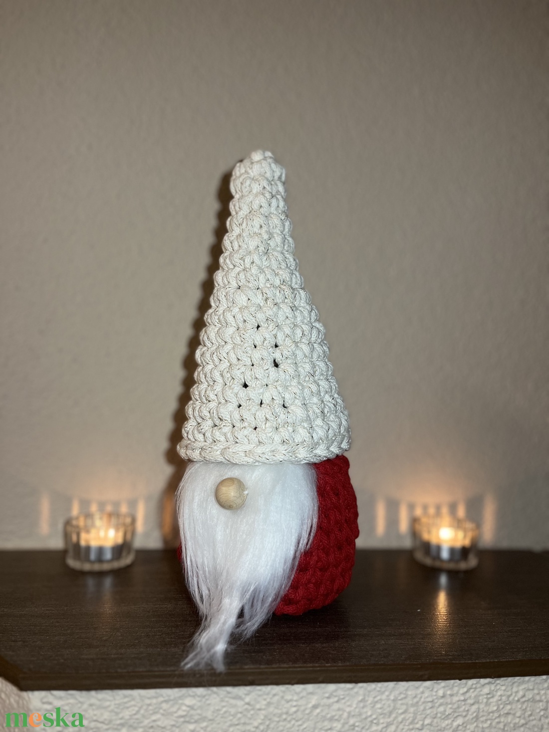 Karácsonyi manó - karácsony - karácsonyi lakásdekoráció - karácsonyi lakásdíszek - Meska.hu