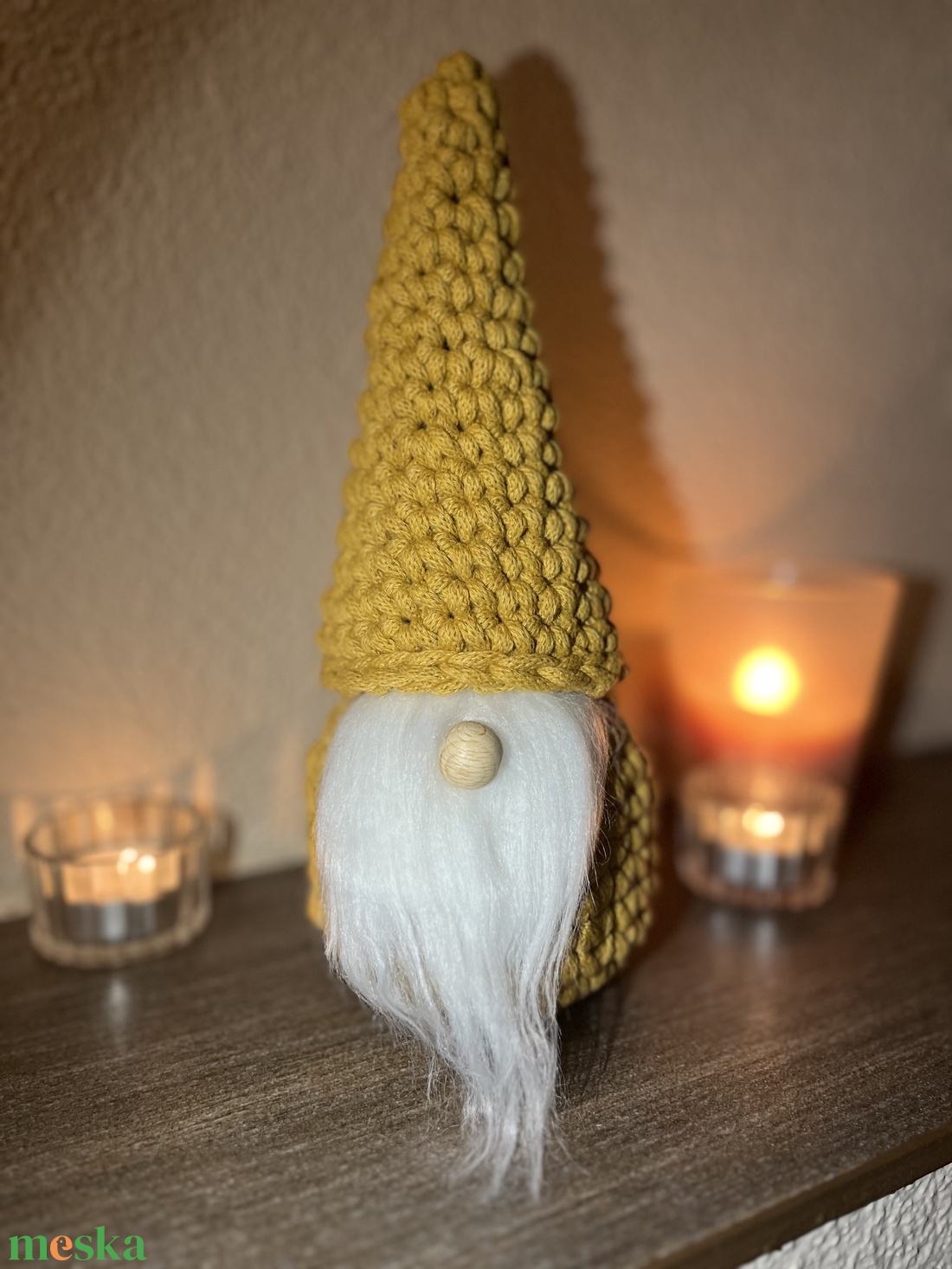 Karácsonyi manó - karácsony - karácsonyi lakásdekoráció - karácsonyi lakásdíszek - Meska.hu