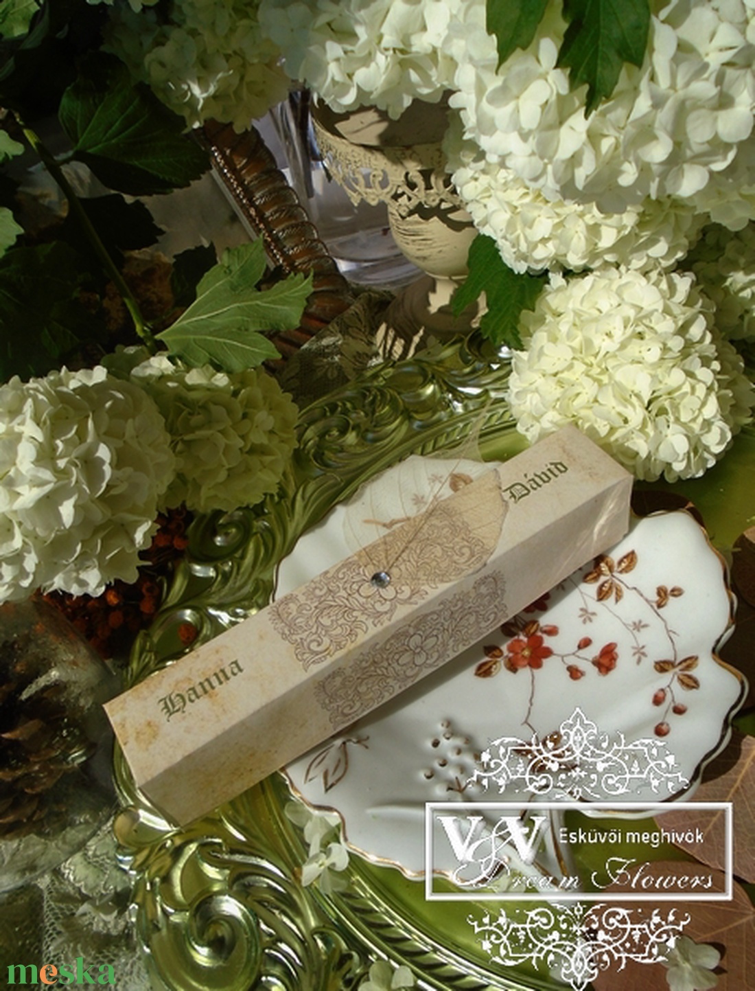 Díszdobozos Gyűrűk Ura stílusú esküvői meghívó tekercs - esküvő - meghívó & kártya - meghívó - Meska.hu