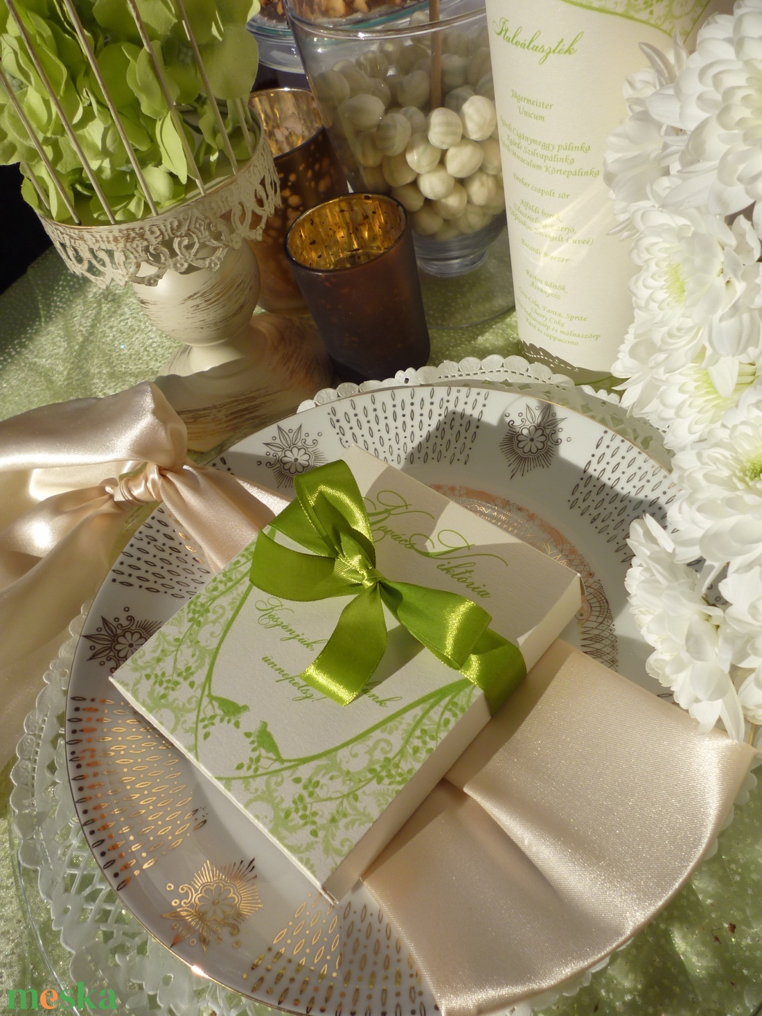 Esküvő köszönőajándék doboz kakaós kekszekkel - esküvő - emlék & ajándék - köszönőajándék - Meska.hu