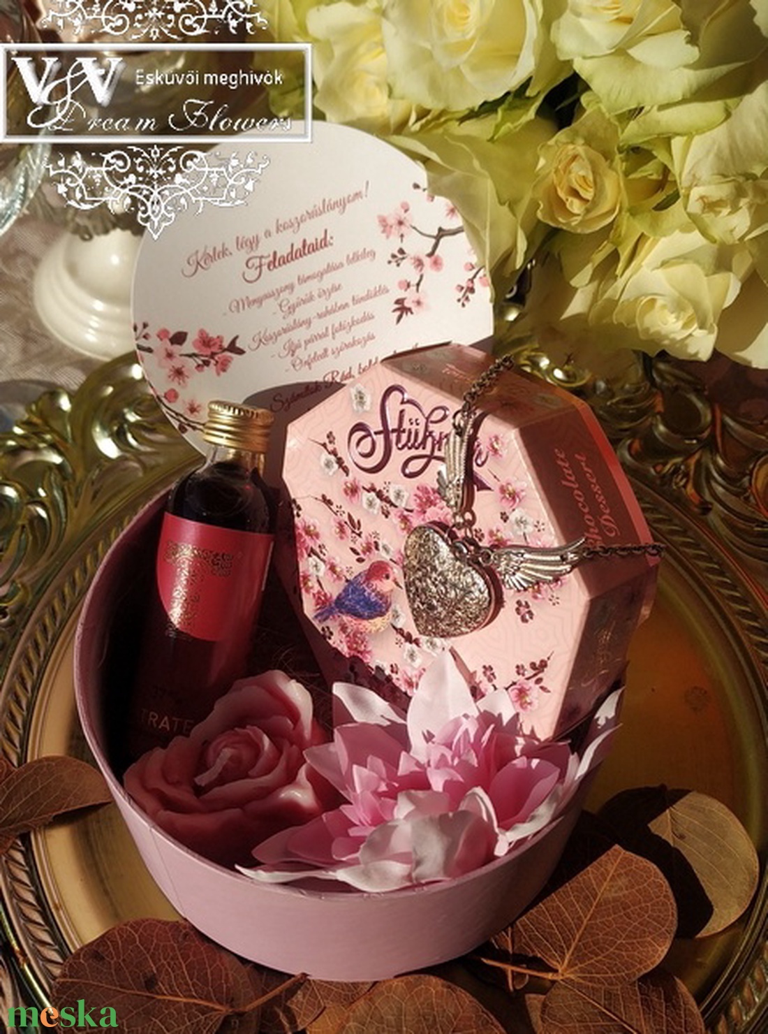 Koszorúslányfelkérő tanúfelkérő mini box angyalszárnyas nyakékkel, mini itallal bonbonnal - esküvő - meghívó & kártya - koszorúslány felkérő - Meska.hu Koszorúslányfelkérő tanúfelkérő mini box angyalszárnyas nyakékkel, mini itallal bonbonnal - esküvő - meghívó & kártya - koszorúslány felkérő - Meska.hu