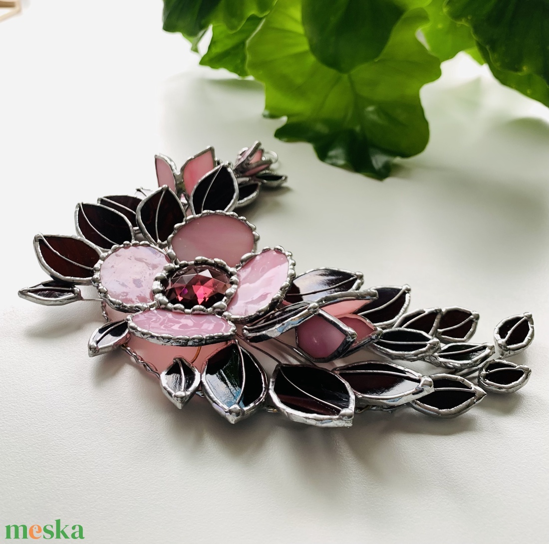 Üvegvirág Rose - Tiffany technikával készült gyönyörűség - otthon & életmód - dekoráció - asztal és polc dekoráció - díszüveg - Meska.hu Üvegvirág Rose - Tiffany technikával készült gyönyörűség - otthon & életmód - dekoráció - asztal és polc dekoráció - díszüveg - Meska.hu