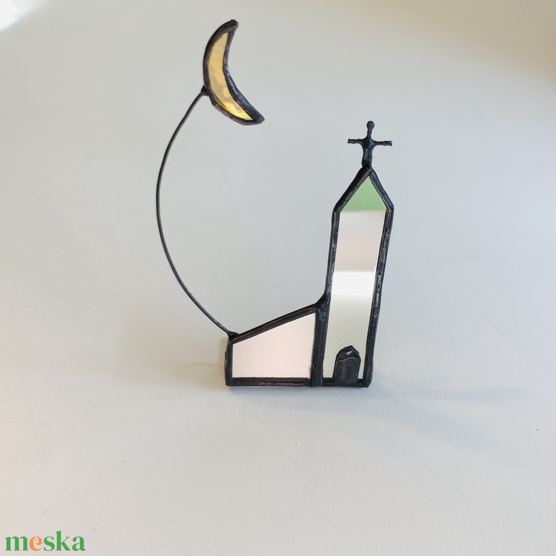 Kis Tükör templom, színjátszó Holdacskával - szobor - otthon & életmód - dekoráció - dísztárgy - Meska.hu Kis Tükör templom, színjátszó Holdacskával - szobor - otthon & életmód - dekoráció - dísztárgy - Meska.hu