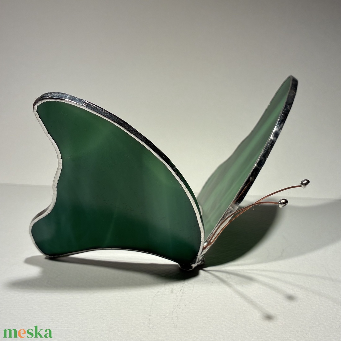 Pillangó zöldvarázs - otthon & életmód - dekoráció - asztal és polc dekoráció - díszüveg - Meska.hu