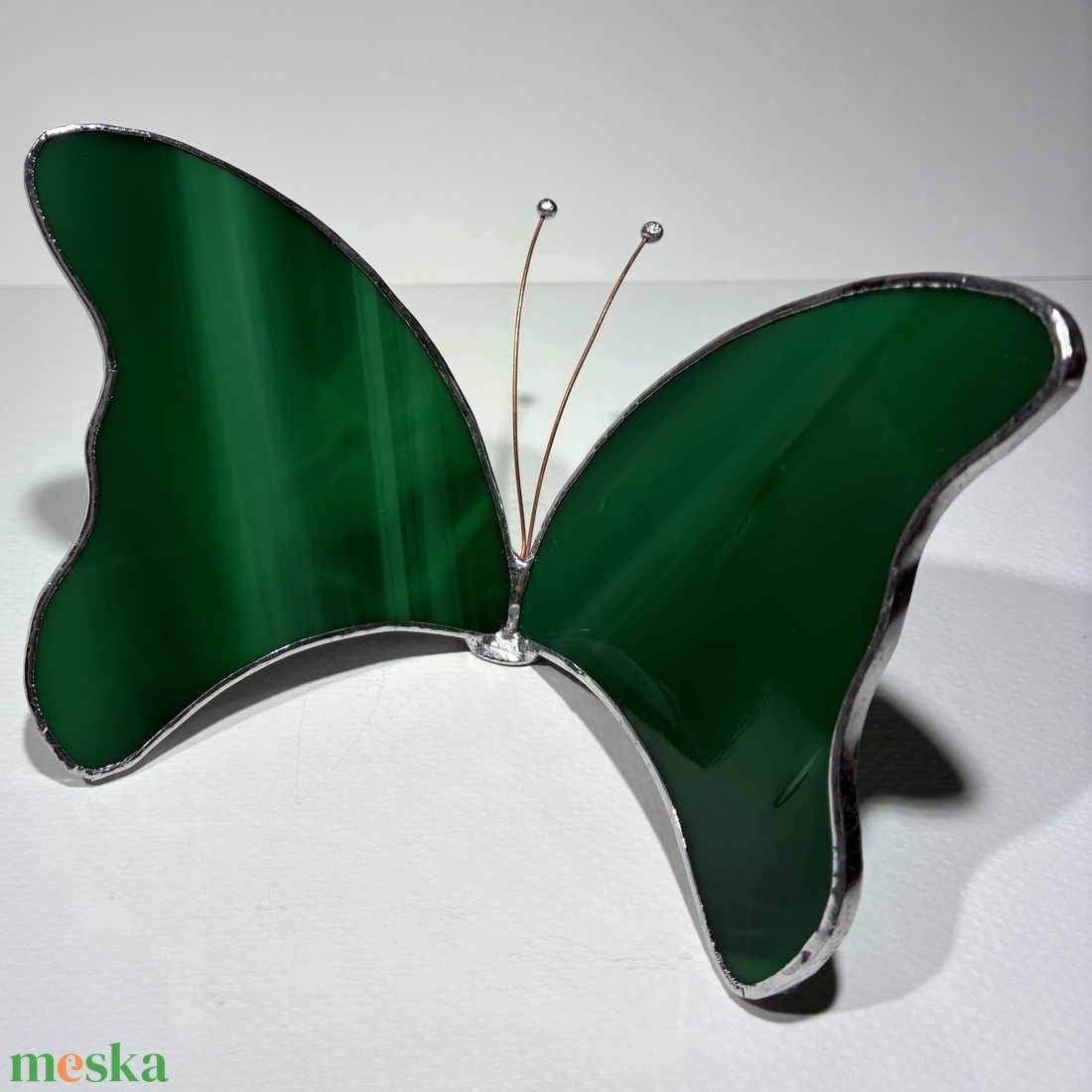 Pillangó zöldvarázs - otthon & életmód - dekoráció - asztal és polc dekoráció - díszüveg - Meska.hu