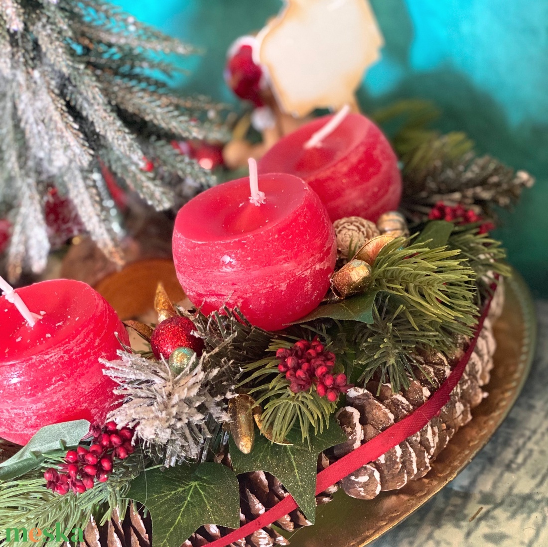 Kisvonatos Adventi koszorú asztaldísz - karácsony - adventi díszek - adventi koszorú - Meska.hu Kisvonatos Adventi koszorú asztaldísz - karácsony - adventi díszek - adventi koszorú - Meska.hu