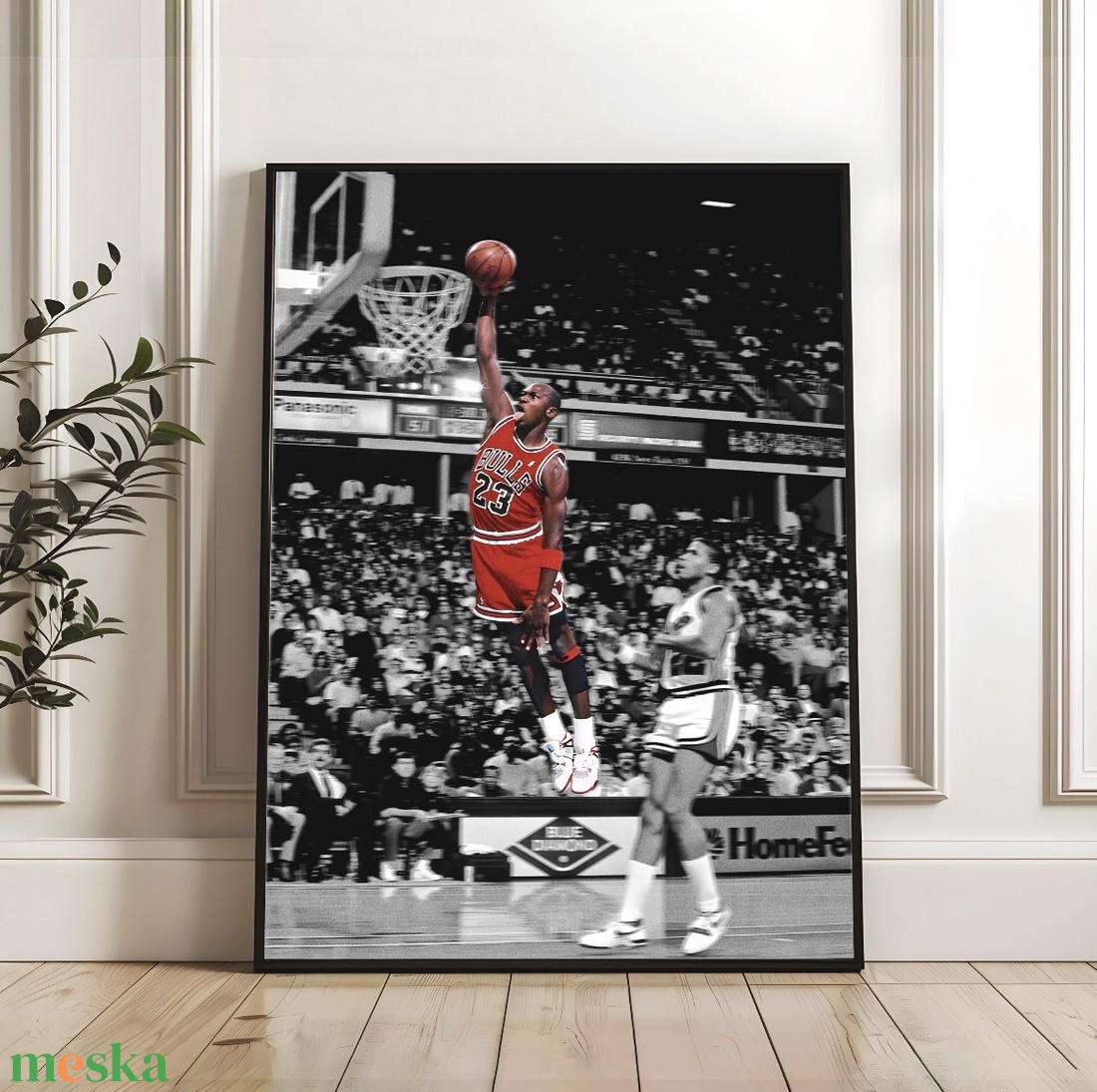Michael Jordan poszter � ikonikus NBA pillanat, sportos falikép, 42�30 cm - otthon & életmód - dekoráció - kép & falikép - poszter - Meska.hu