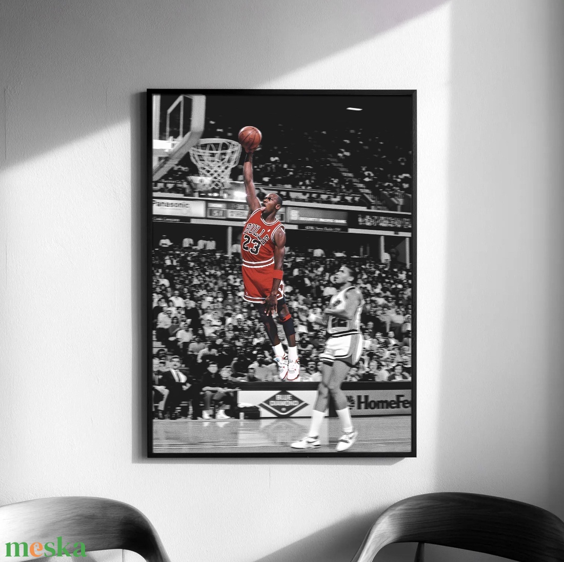 Michael Jordan poszter � ikonikus NBA pillanat, sportos falikép, 42�30 cm - otthon & életmód - dekoráció - kép & falikép - poszter - Meska.hu