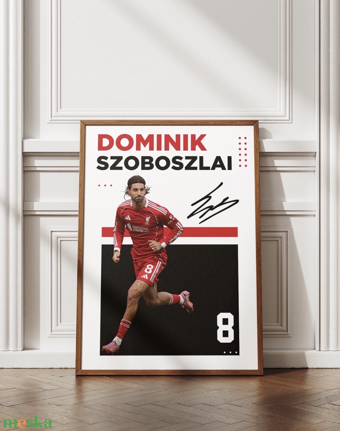 Szoboszlai Dominik poszter � modern sportos falikép, 42�30 cm - otthon & életmód - dekoráció - kép & falikép - poszter - Meska.hu