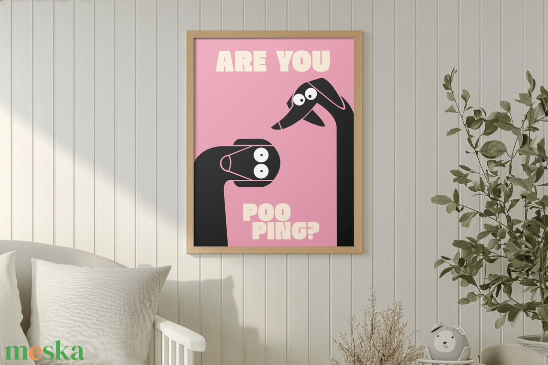 Tacskós falikép � aranyos kutyás poszter A3  - otthon & életmód - dekoráció - kép & falikép - poszter - Meska.hu