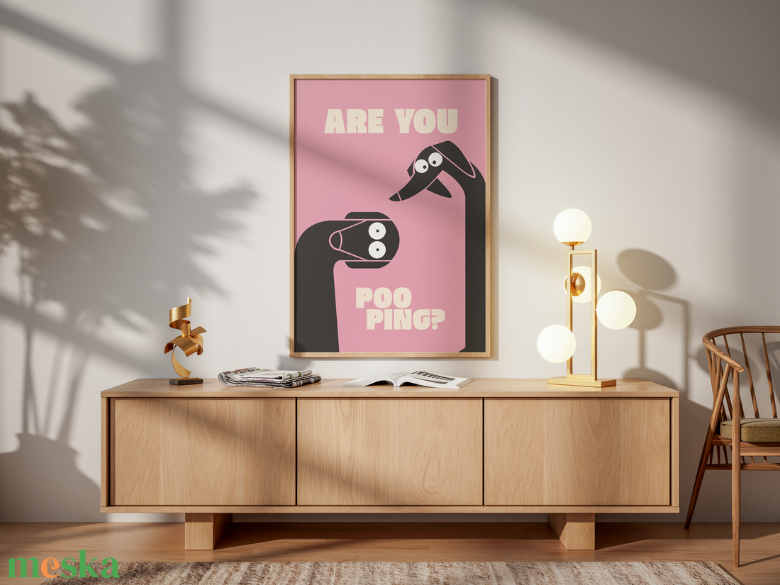 Tacskós falikép � aranyos kutyás poszter A3  - otthon & életmód - dekoráció - kép & falikép - poszter - Meska.hu