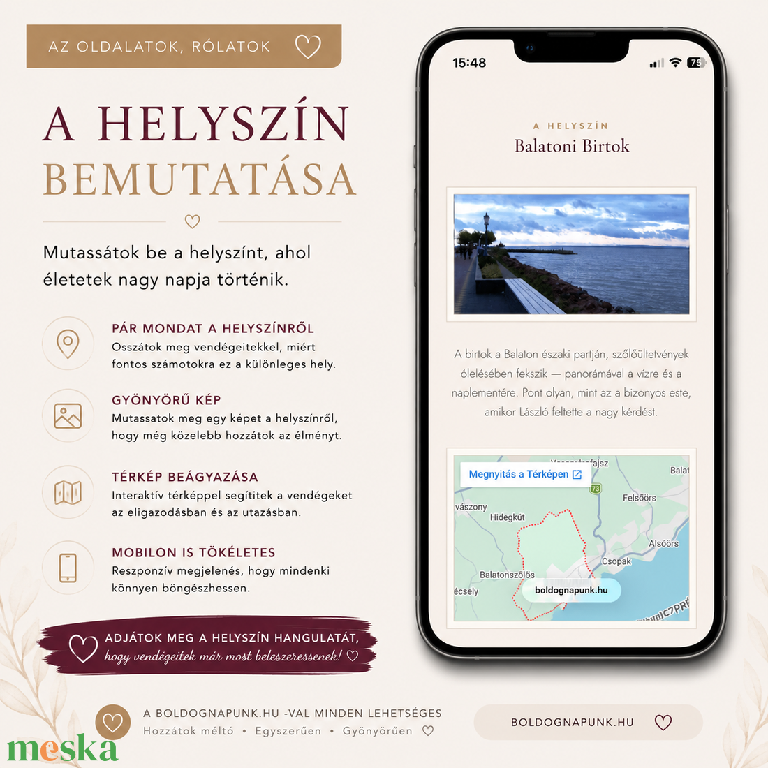 Egyedi esküvői weboldal � prémium, a ti nagy napotokra - esküvő - meghívó & kártya - digitális meghívók - Meska.hu