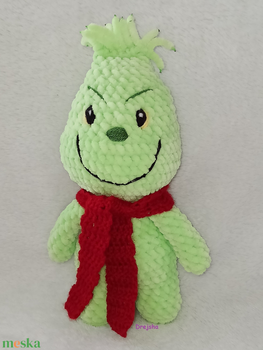 Horgolt plüss Grincs - játék & sport - plüssállat & játékfigura - más figura - Meska.hu
