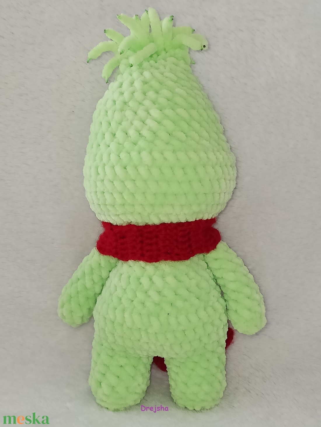 Horgolt plüss Grincs - játék & sport - plüssállat & játékfigura - más figura - Meska.hu