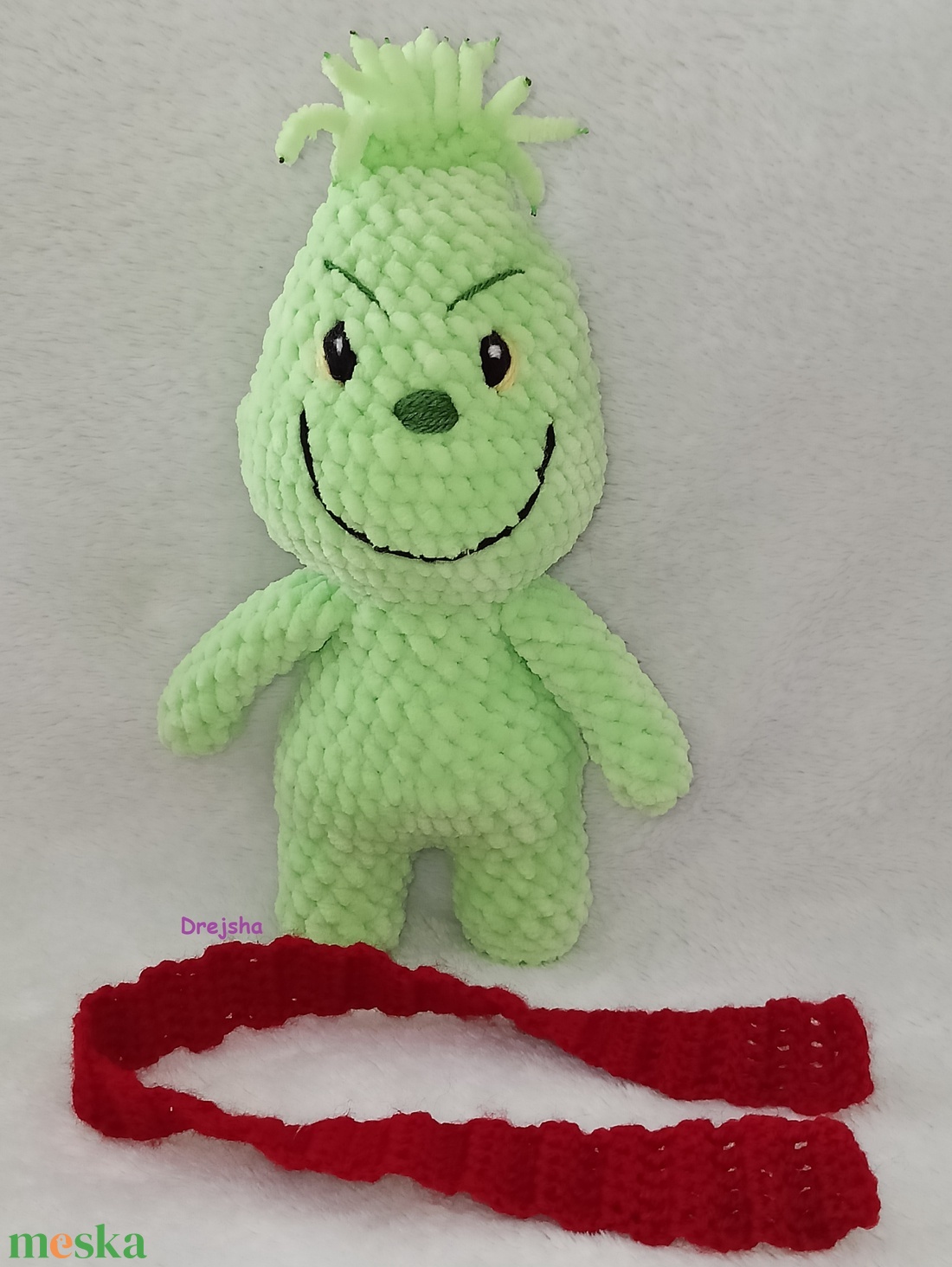 Horgolt plüss Grincs - játék & sport - plüssállat & játékfigura - más figura - Meska.hu