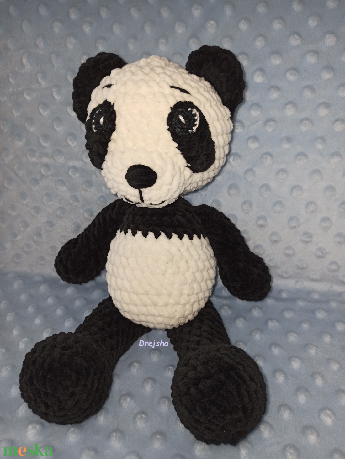 Plüss panda - játék & sport - plüssállat & játékfigura - maci - Meska.hu