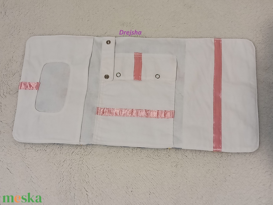 Lányos baba-szett - baba - mama - pelenkázó, babafürdető kellékek - pelenkázó szett - Meska.hu