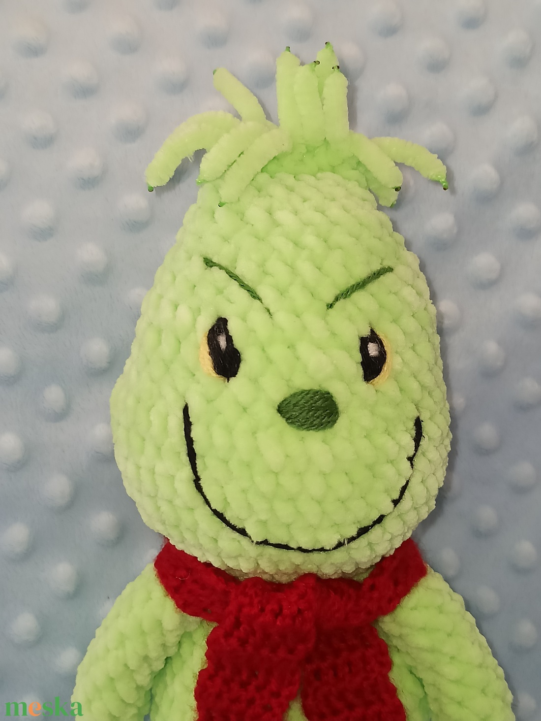 Horgolt plüss morcos Grincs (Grinch) - játék & sport - plüssállat & játékfigura - más figura - Meska.hu