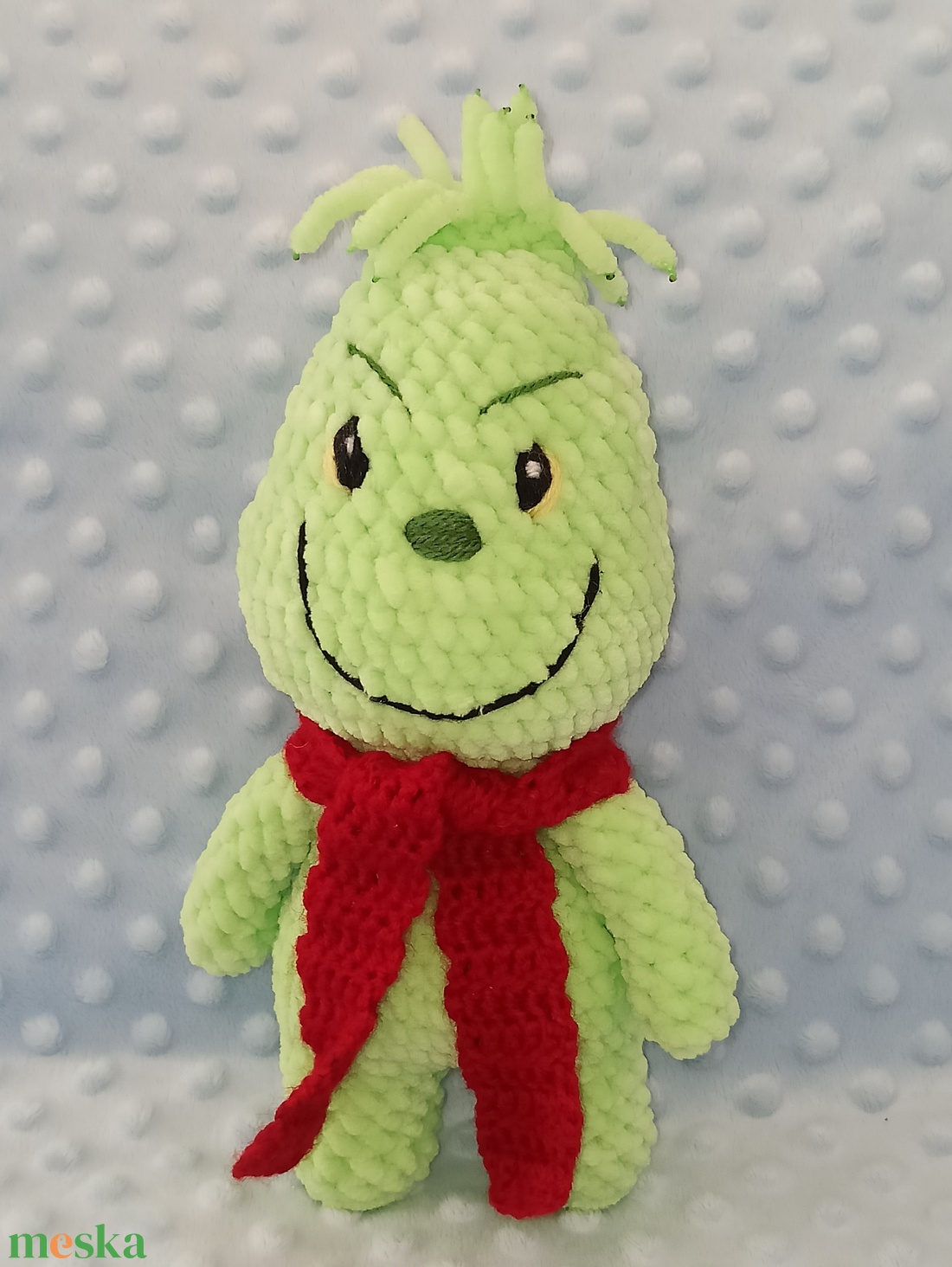 Horgolt plüss morcos Grincs (Grinch) - játék & sport - plüssállat & játékfigura - más figura - Meska.hu