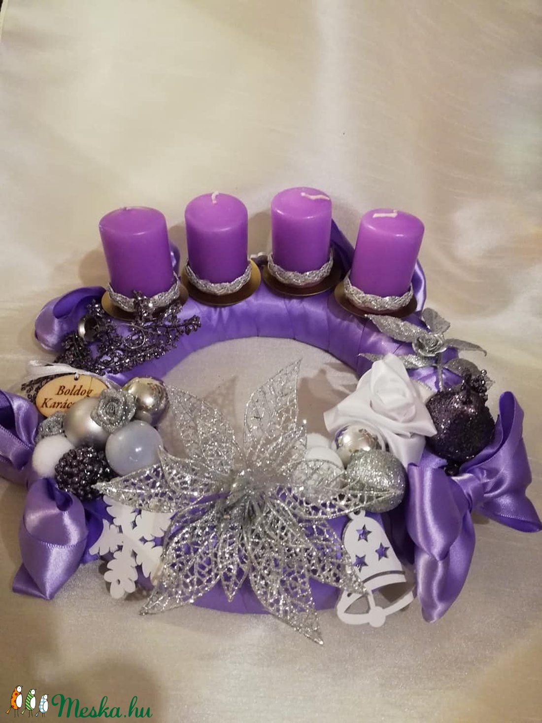 Adventi koszorú - karácsony - Meska.hu Adventi koszorú - karácsony - Meska.hu