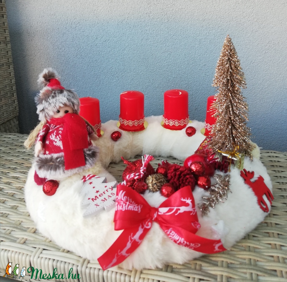 Adventi koszorú - karácsony - Meska.hu Adventi koszorú - karácsony - Meska.hu