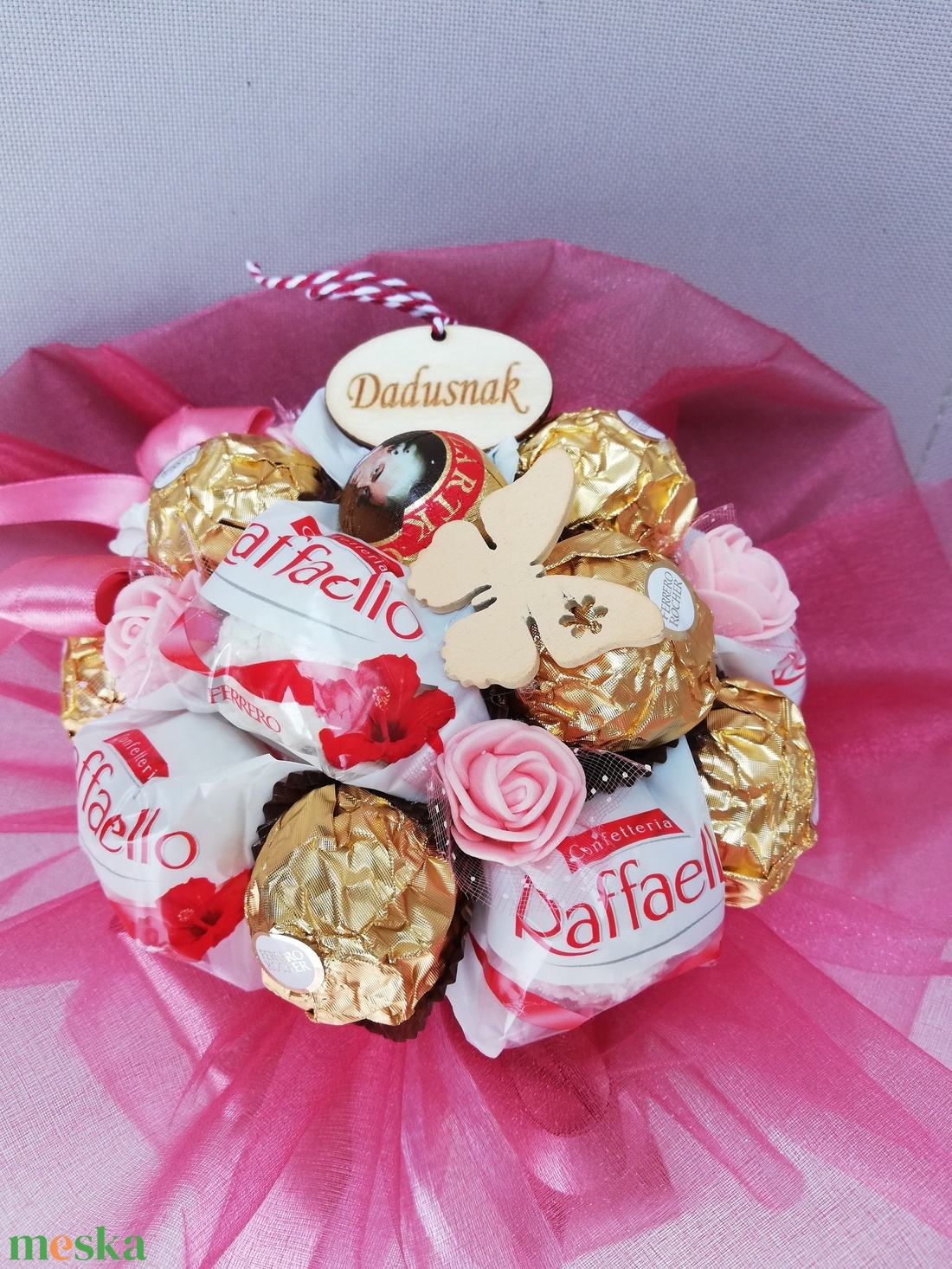  Csokicsokor ovónéninek,dadusnak. - otthon & életmód - dekoráció - virágdísz és tartó - csokor & virágdísz - Meska.hu