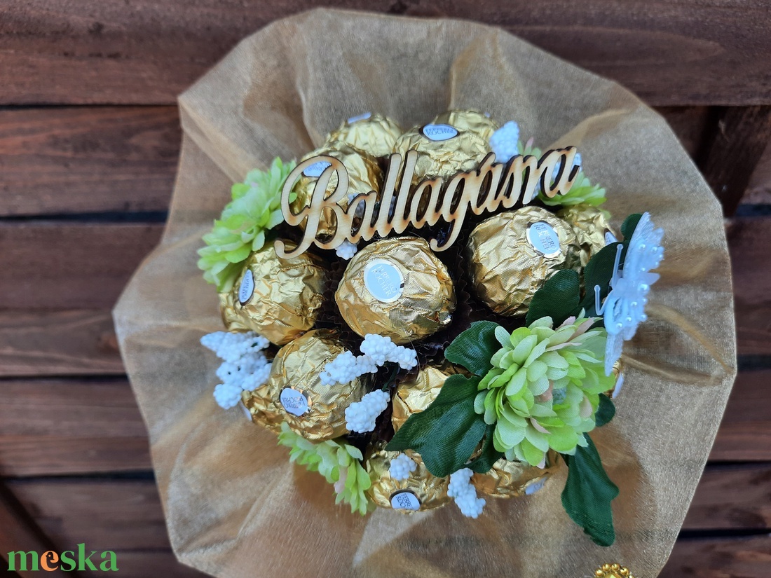 Rocher csokor ballagásra - otthon & életmód - dekoráció - virágdísz és tartó - csokor & virágdísz - Meska.hu Rocher csokor ballagásra - otthon & életmód - dekoráció - virágdísz és tartó - csokor & virágdísz - Meska.hu