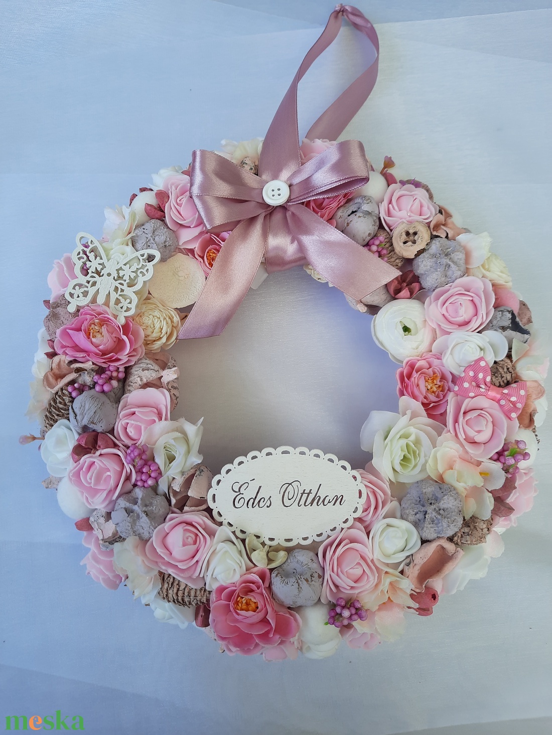 Tavaszi,nyári ajtódísz 29cm. - otthon & életmód - dekoráció - ajtó- és ablak dekoráció - ajtódísz & kopogtató - Meska.hu