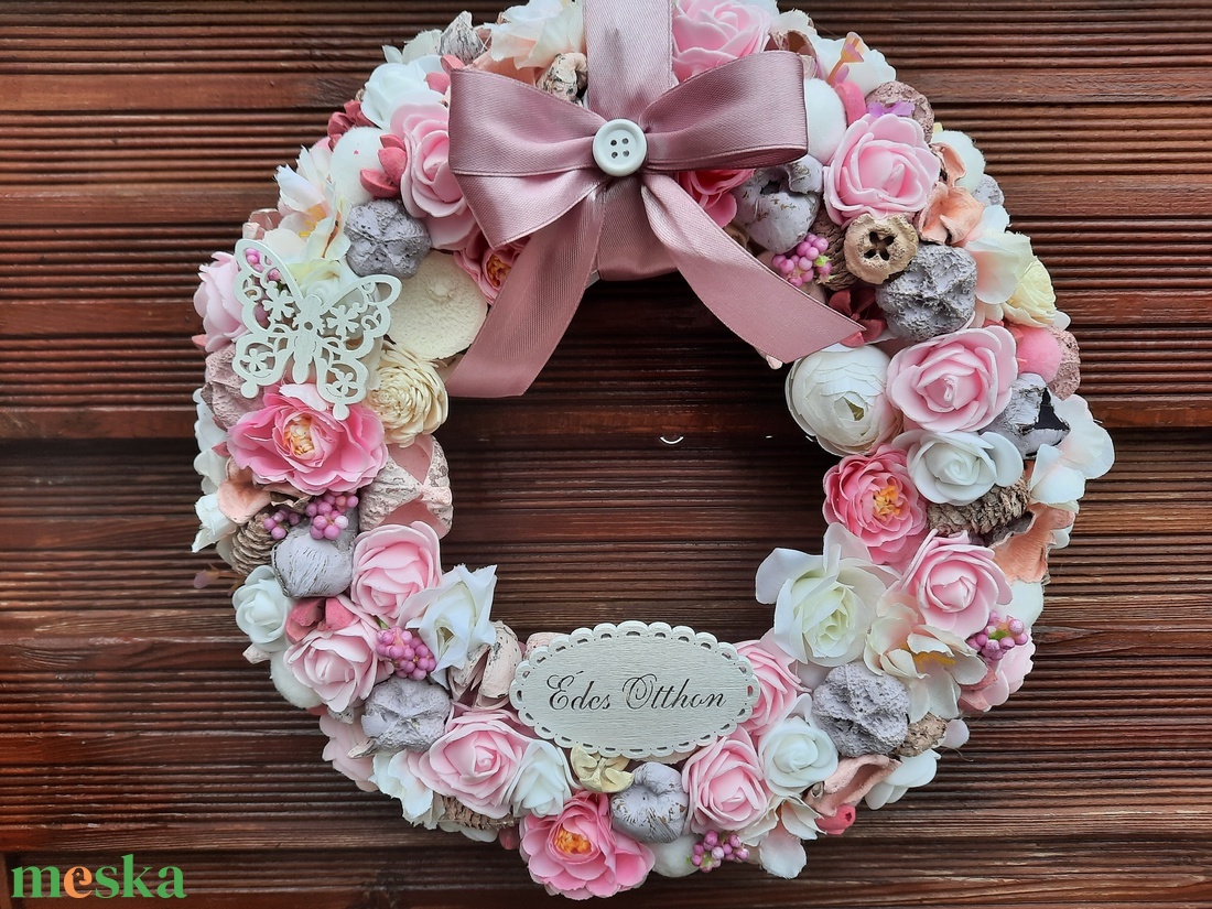 Tavaszi,nyári ajtódísz 29cm. - otthon & életmód - dekoráció - ajtó- és ablak dekoráció - ajtódísz & kopogtató - Meska.hu