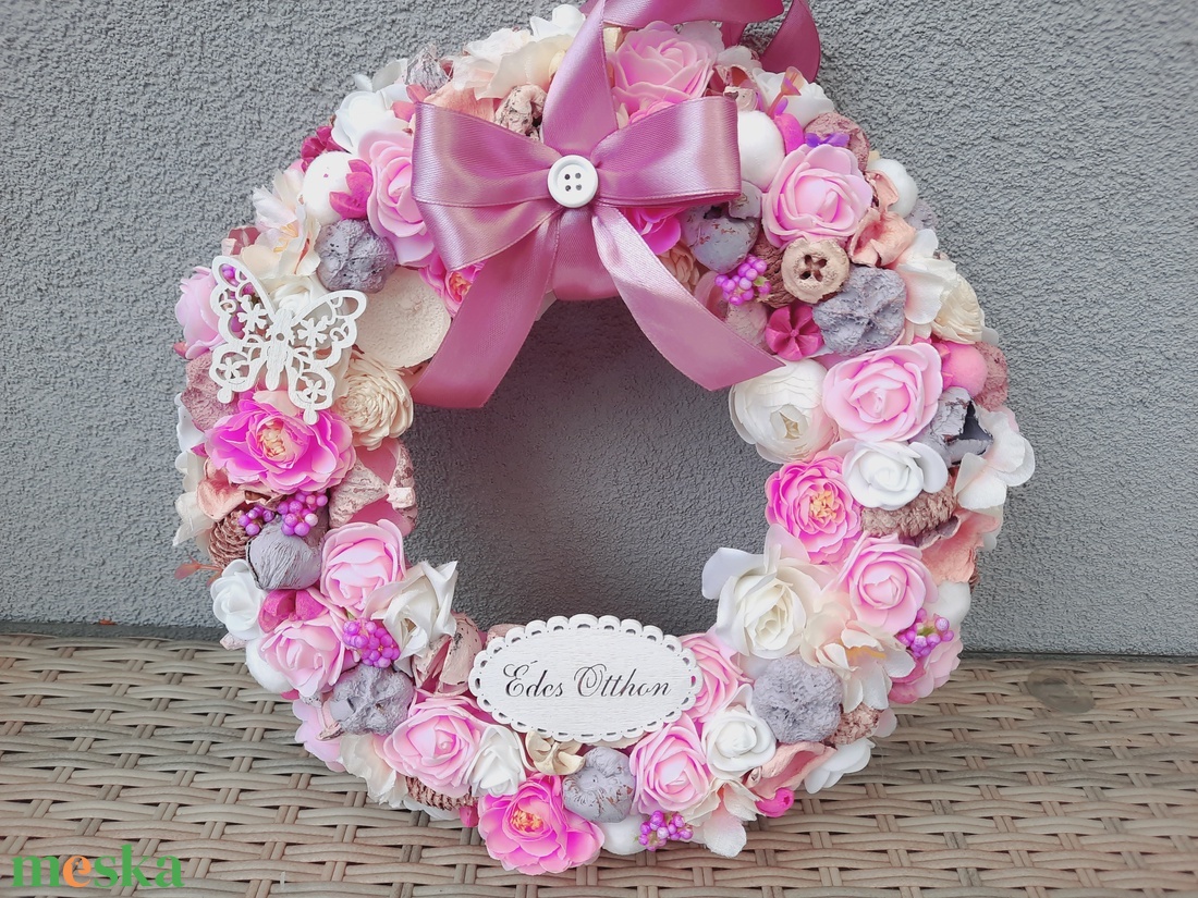 Tavaszi,nyári ajtódísz 29cm. - otthon & életmód - dekoráció - ajtó- és ablak dekoráció - ajtódísz & kopogtató - Meska.hu