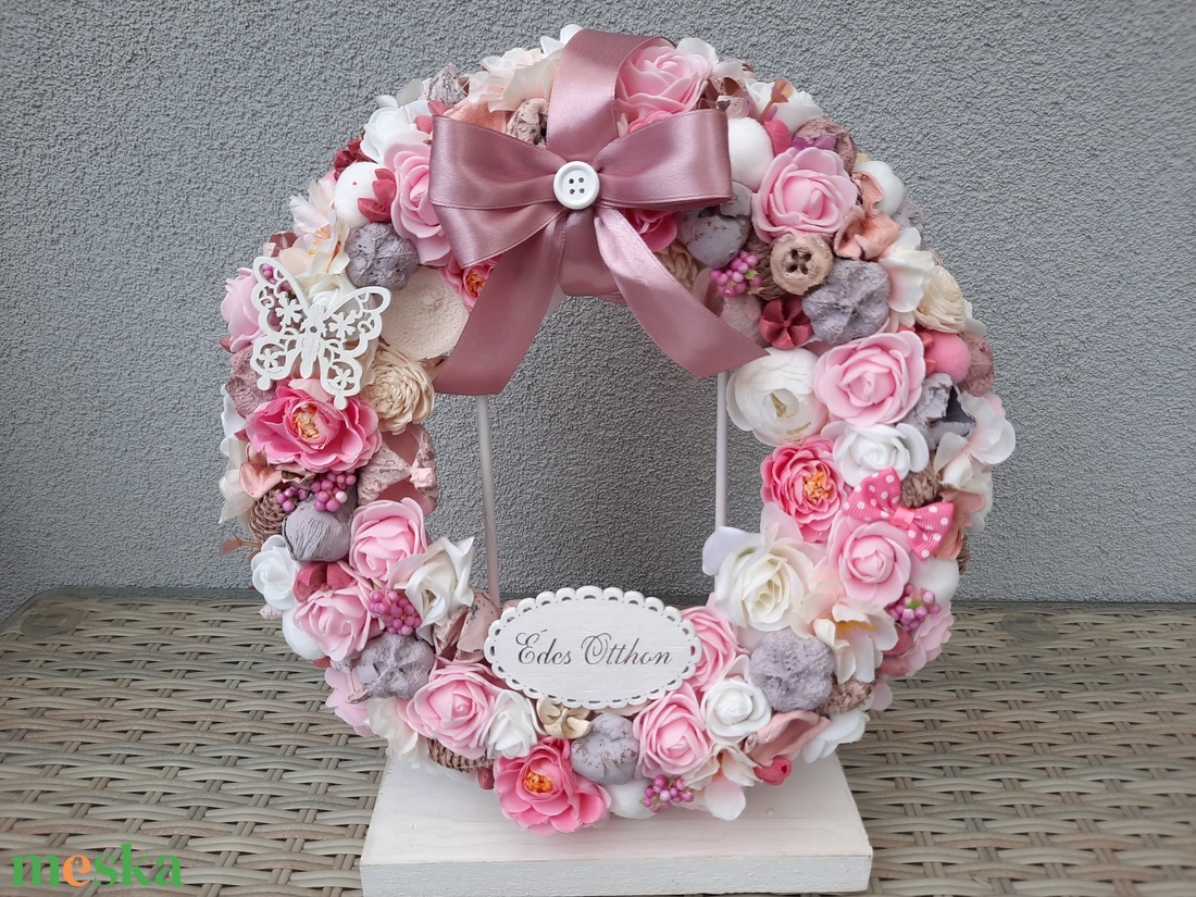 Tavaszi,nyári ajtódísz 29cm. - otthon & életmód - dekoráció - ajtó- és ablak dekoráció - ajtódísz & kopogtató - Meska.hu