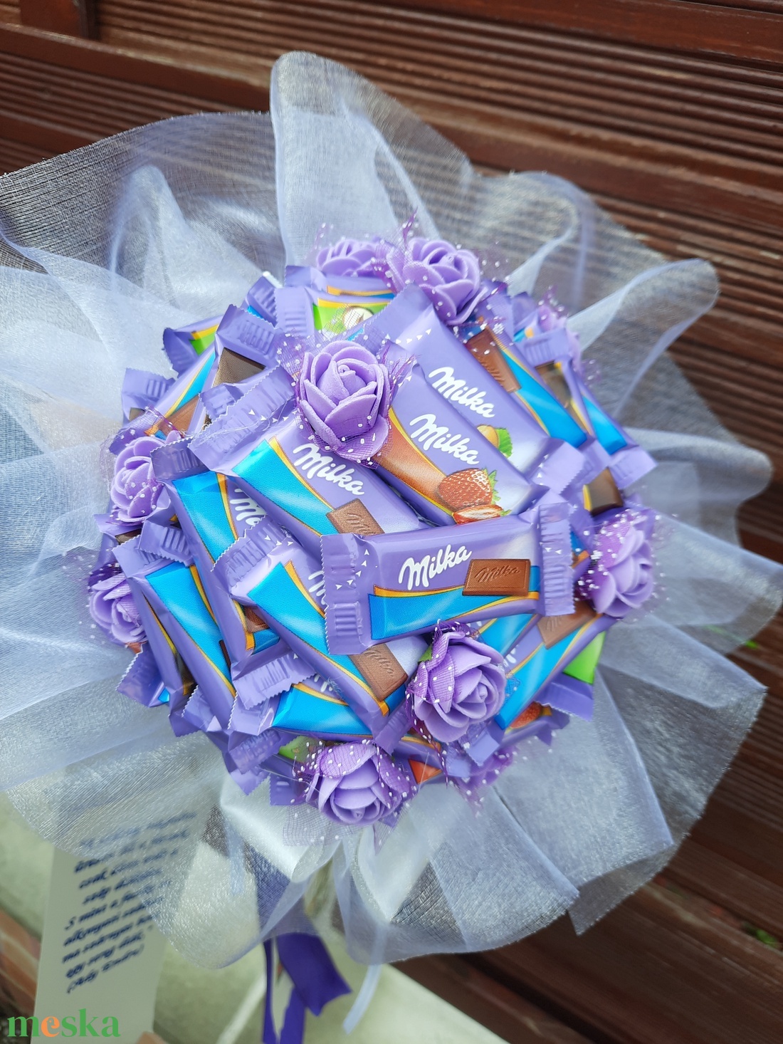Milka csokor ballagásra - otthon & életmód - dekoráció - virágdísz és tartó - csokor & virágdísz - Meska.hu Milka csokor ballagásra - otthon & életmód - dekoráció - virágdísz és tartó - csokor & virágdísz - Meska.hu