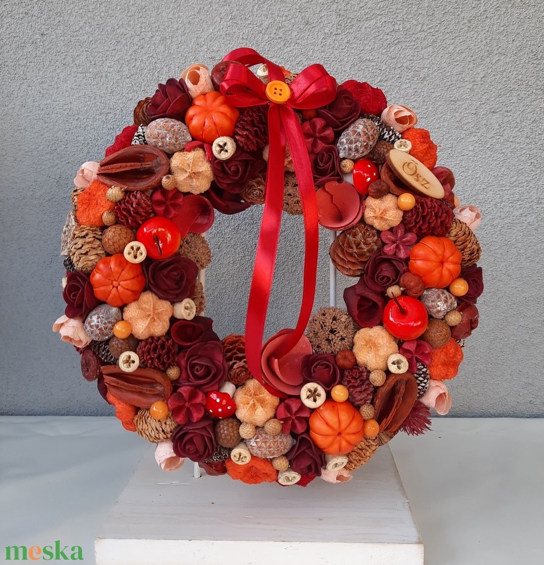 Őszi ajtódísz 27cm - otthon & életmód - dekoráció - ajtó- és ablak dekoráció - ajtódísz & kopogtató - Meska.hu Őszi ajtódísz 27cm - otthon & életmód - dekoráció - ajtó- és ablak dekoráció - ajtódísz & kopogtató - Meska.hu