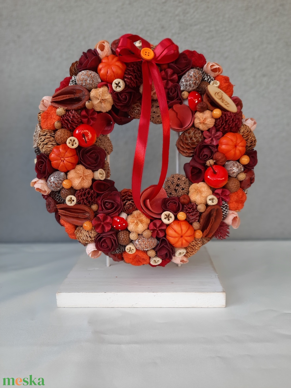 Őszi ajtódísz 27cm - otthon & életmód - dekoráció - ajtó- és ablak dekoráció - ajtódísz & kopogtató - Meska.hu Őszi ajtódísz 27cm - otthon & életmód - dekoráció - ajtó- és ablak dekoráció - ajtódísz & kopogtató - Meska.hu