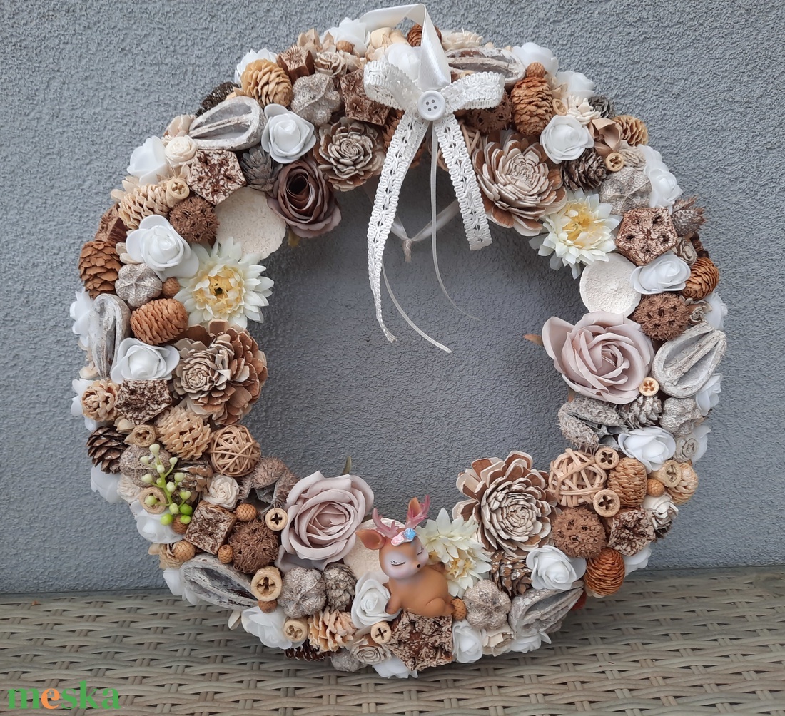 Ajtódísz 40 cm - otthon & életmód - dekoráció - ajtó- és ablak dekoráció - ajtódísz & kopogtató - Meska.hu Ajtódísz 40 cm - otthon & életmód - dekoráció - ajtó- és ablak dekoráció - ajtódísz & kopogtató - Meska.hu