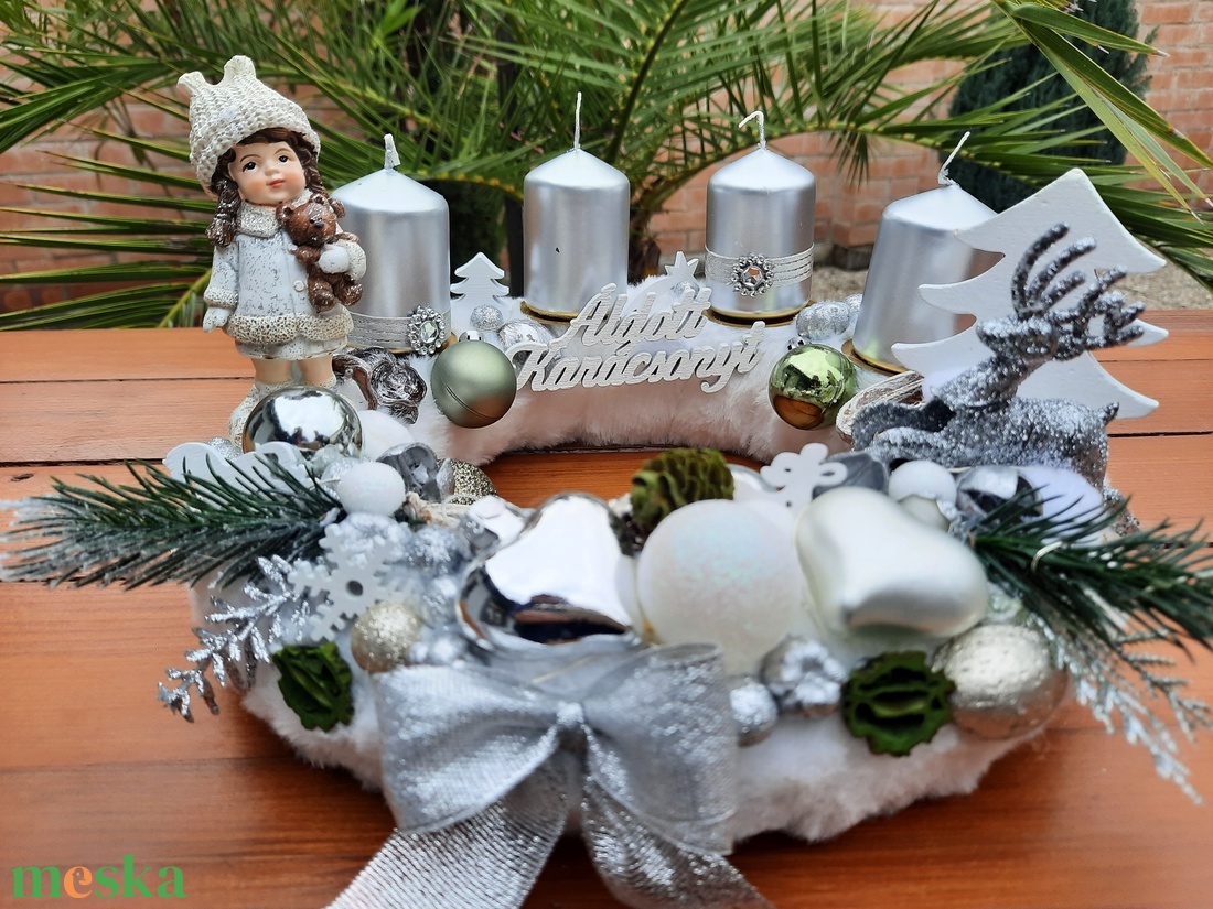 Adventi koszorú - karácsony - karácsonyi lakásdekoráció - ünnepi asztaldekoráció - Meska.hu Adventi koszorú - karácsony - karácsonyi lakásdekoráció - ünnepi asztaldekoráció - Meska.hu