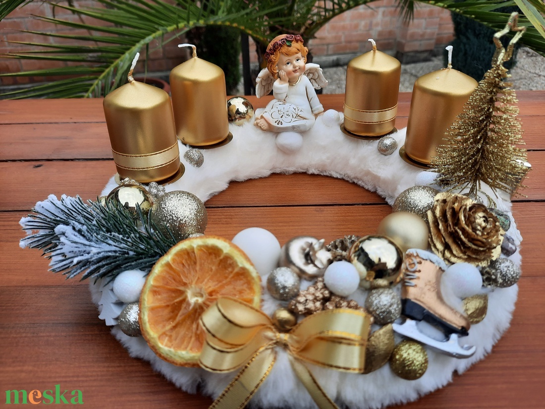 Adventi koszorú - karácsony - karácsonyi lakásdekoráció - ünnepi asztaldekoráció - Meska.hu Adventi koszorú - karácsony - karácsonyi lakásdekoráció - ünnepi asztaldekoráció - Meska.hu