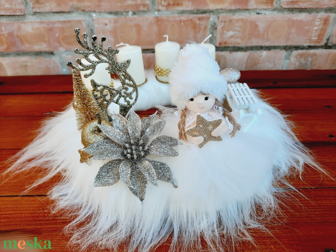 Adventi koszorú - karácsony - adventi díszek - adventi koszorú - Meska.hu