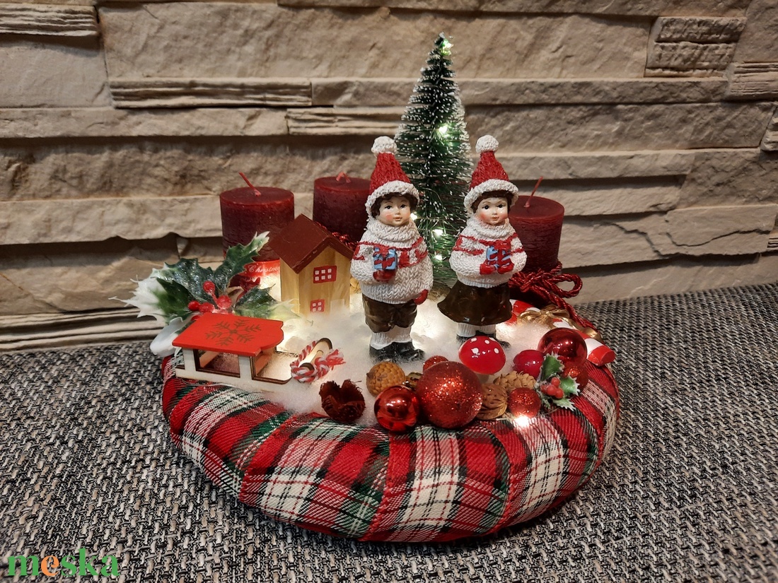 Adventi koszorú klasszikus színekkel - karácsony - adventi díszek - adventi koszorú - Meska.hu Adventi koszorú klasszikus színekkel - karácsony - adventi díszek - adventi koszorú - Meska.hu
