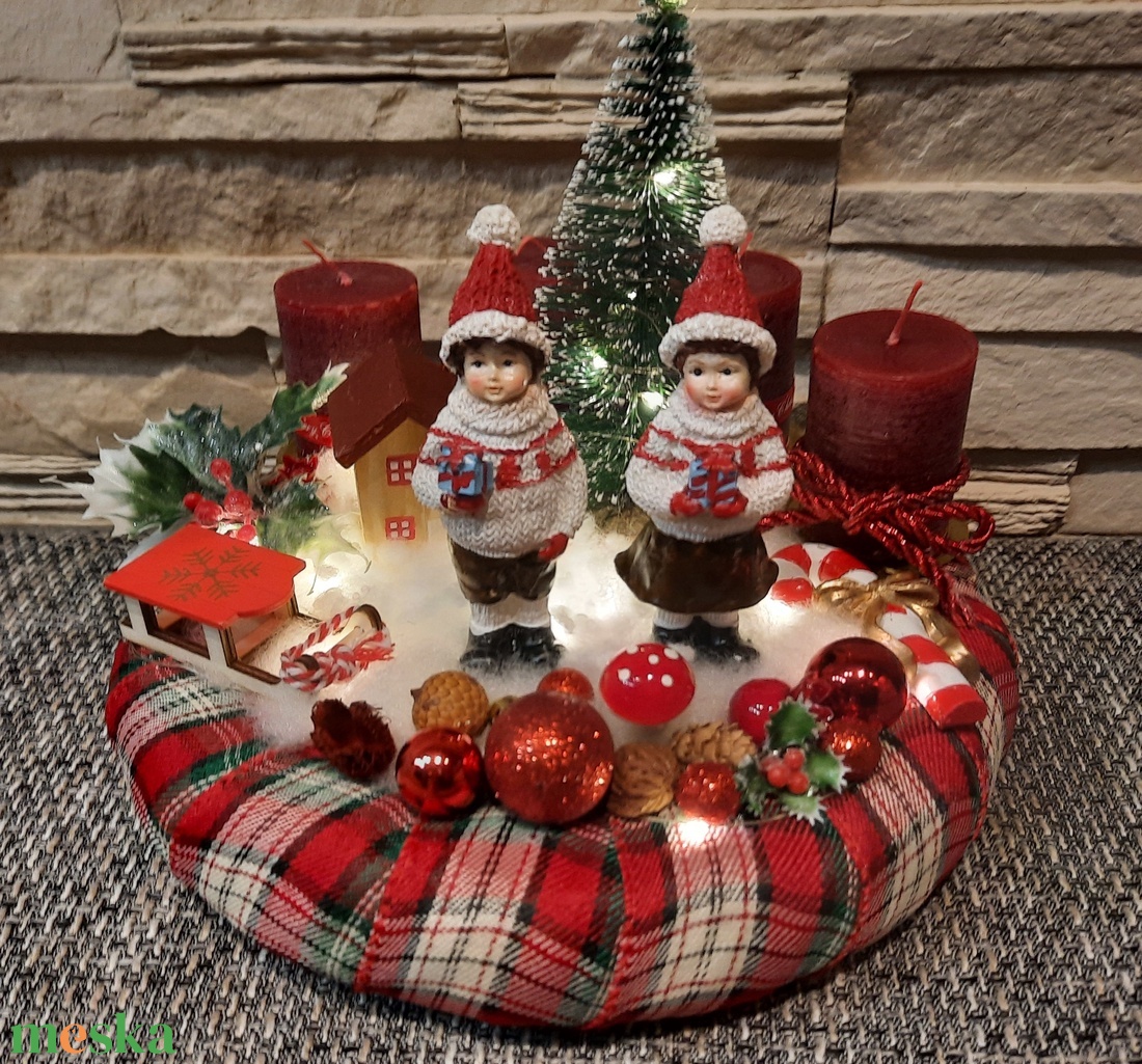 Adventi koszorú klasszikus színekkel - karácsony - adventi díszek - adventi koszorú - Meska.hu Adventi koszorú klasszikus színekkel - karácsony - adventi díszek - adventi koszorú - Meska.hu