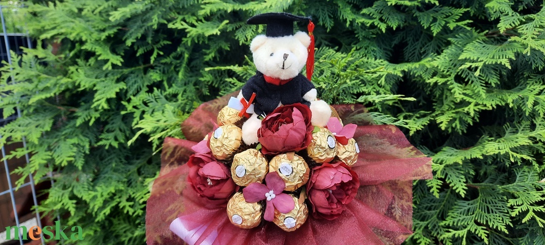 Csokicsokor  - otthon & életmód - dekoráció - virágdísz és tartó - csokor & virágdísz - Meska.hu