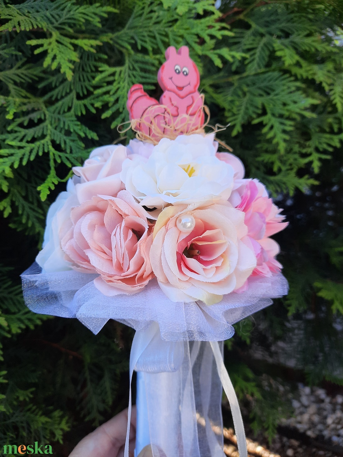 Ovis ballagásra mini csokor - otthon & életmód - virágdekoráció - virágok - virágcsokor - Meska.hu