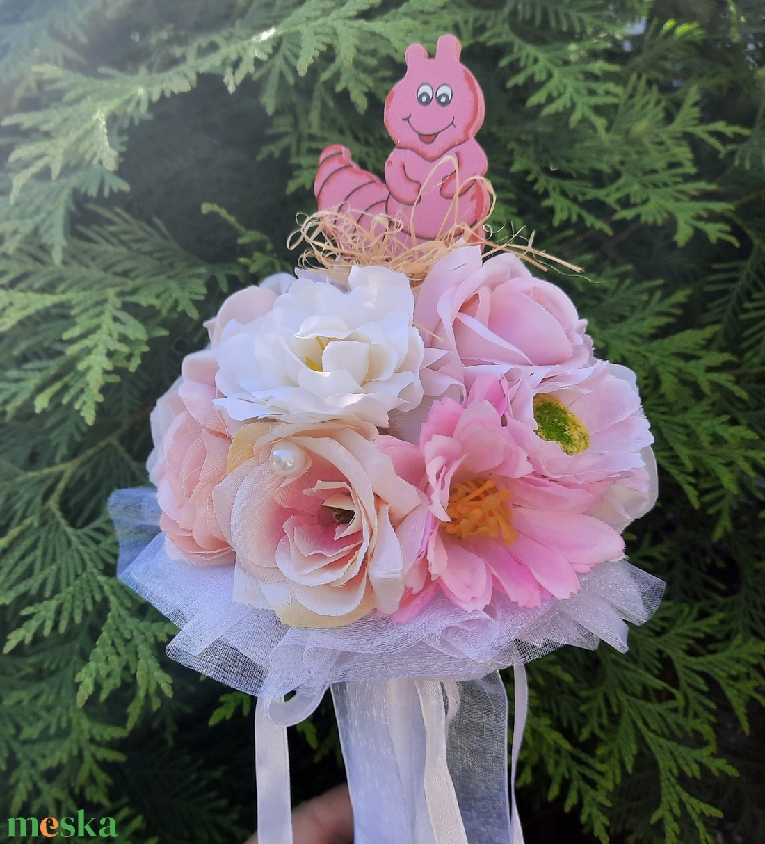 Ovis ballagásra mini csokor - otthon & életmód - virágdekoráció - virágok - virágcsokor - Meska.hu